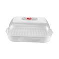 thumbnail image 1 of Vaporera para microondas con tapa para cocinar de forma saludable. Vaporera para cocinar verduras. Olla apta para microondas para preparar verduras., 1 of 9