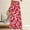 Red, variant on ZHENHONG Casual Pants for Women Womens Wide Leg Palazzo Pants Boho Floral 2025 Summer Beach Culottes Flowy Casual Trousers For Vacation