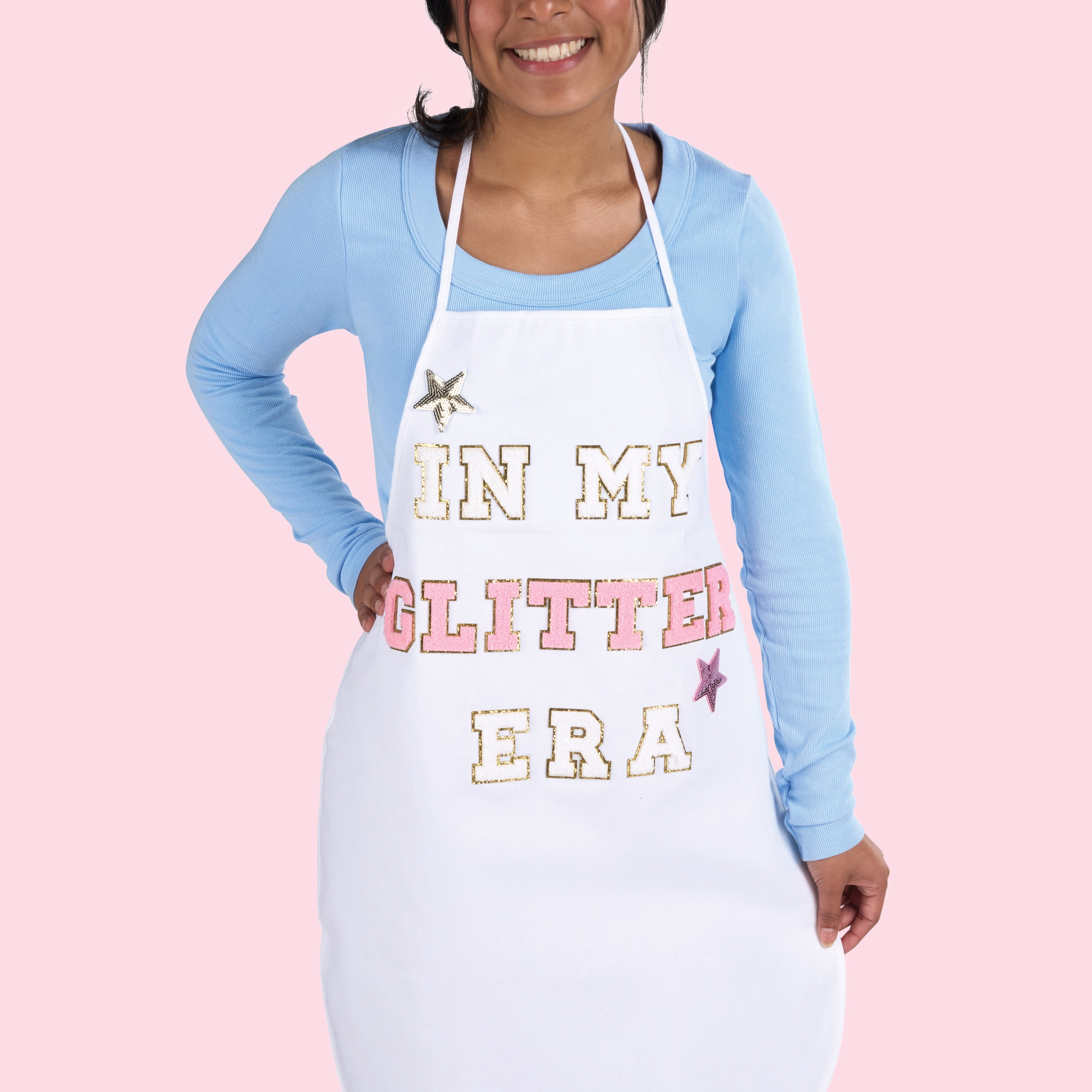 Hello Hobby 3 PK White Canvas Aprons