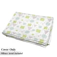 thumbnail image 5 of Pastel Floor Pillow Lounger Cover, Abstract Art Geometric in Pastel Colored Design Modern Art Print, Nap Mat Printed Fabric Case for 5 Pillows, 88" x 27", Seafoam Lime Green, by Ambesonne, 5 of 5