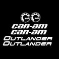 thumbnail image 1 of unique 30*22cm Classic for CAN-AM TEAM Outlander Maverick LOGO BRP STICKER DECAL EMBLEM Sunscreen Waterproof Car Stickers, 1 of 2