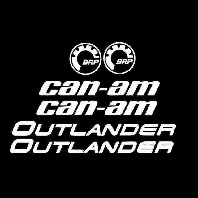 unique 30*22cm Classic for CAN-AM TEAM Outlander Maverick LOGO BRP STICKER DECAL EMBLEM Sunscreen Waterproof Car Stickers