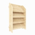 thumbnail image 4 of Aros Fesa Natural Oak Finish Bookcase Bookcshef Magazine Rack, 4 of 7