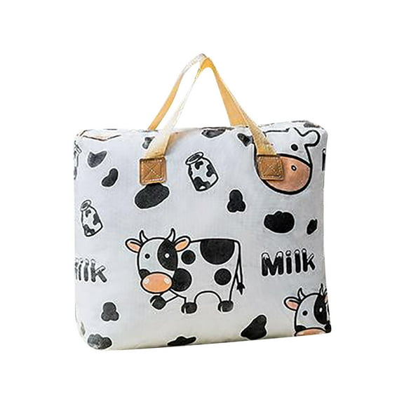 SLYNSHome Storage Bag,Largecapacity Durable Moving Bags with Dual Zippers and Handles,Storage Totes Protection From Dust Water,Clothes Toys Quilt (9 Gallon)