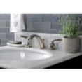 thumbnail image 3 of Kingston Brass KB966RXLPN Restoration Widespread Bathroom Faucet with Pop-Up Drain, Polished Nickel, 3 of 5