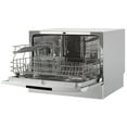 Danby Countertop Dishwasher, 6 Place Setting, Silver