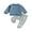 Blue, variant on Bagilaanoe 2PCS Toddler Baby Boy Pants Set Long Sleeve Sweatshirt Pullover Tops + Drawstring Sweatpants 6M 12M 18M 24M 3T Kids Casual Sweatsuits