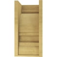 thumbnail image 4 of 8"W x 8"D x 16"H Wide Diane Rough Cedar Woodgrain TimberThane Corbel, Primed Tan, 4 of 6