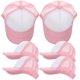 thumbnail image 4 of Gorra de béisbol con transferencia térmica, 10 unidades, impresión en blanco, diseño de malla transpirable, para sublimación, 4 of 5