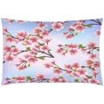 thumbnail image 4 of ABPHQTO Juego de ropa de cama de 3 piezas Funda nórdica de cerezo con 2 fundas de almohada para la decoración de la habitación del hogar, 4 of 4