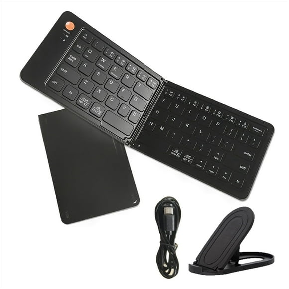Mini Teclado Bluetooth, Teclado InaláMbrico Plegable PortáTil para Teclado de TeléFono MóVil IOS/Android/ Tablet