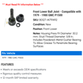 thumbnail image 2 of Front Lower Ball Joint - Compatible with 1979 - 1980 GMC P1500, 2 of 2