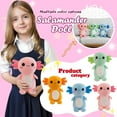 thumbnail image 3 of Axolotl Plush Toy, 9.84” Soft Cute Axolotl Stuffed Cotton Plush Pillow Kawaii Salamander Animal for Boys Girls Kids Gift, Fun Décor & Gift - Birthday Gifts for Boys Girls Kids Adults (Green), 3 of 11