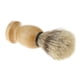 thumbnail image 5 of Brocha de afeitar profesional para peluquería y peluquería con mango de madera. Amarillo + negro, 5 of 6