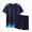 A17-Navy, variant on Tween Boy 11-13T Athletic Outfits Quick Drying Sports Short Sleeve Tee & Shorts Set 2Pc Football Gibobby,13-14 Years,Blue