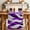 DarkViolet, variant on Purple White Moire Table Runner 72 Inches Long Farmhouse Dress Scarves, Modern Abstract Art Dining Tablerunner for Coffee Table/Kitchen Island/Party Décor, 13" x 72"
