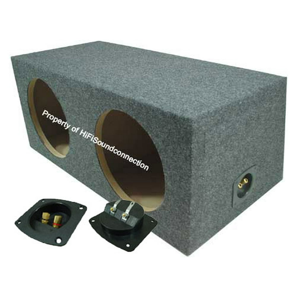 Dual 12" Subwoofer Enclosure Box Sub Box