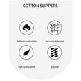 thumbnail image 5 of Ladies Slippers Slip On Womens Warm Bedroom Fleece House Winter Shoes, 5 of 9