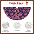 thumbnail image 3 of Haiem Rose Flowers Pattern Christmas Tree Skirt Merry Christmas Party Christmas Tree Decoration,New Year Decorations-30", 3 of 6