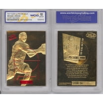MICHAEL JORDAN 1997 Fleer Ultra COURT MASTERS 23KT Gold Card Graded GEM MINT 10