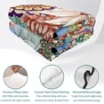 thumbnail image 4 of Queen Quilt Set 90''x96'', Boho Floral Lightweight Bedspread Coverlet Set with 2 Pillow Shams, Bohemia Colorful Mandalas Botanical Flower Breathable All Season Quilt Bedding for Bedroom/Guest Room, 4 of 9