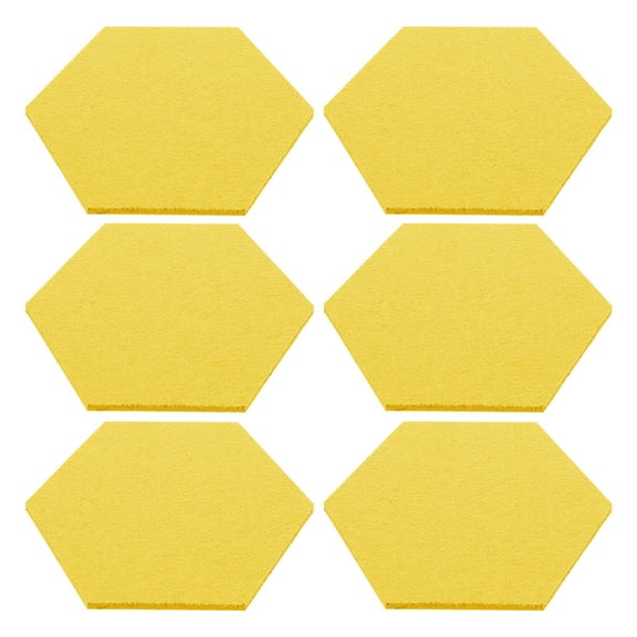 BEADCEST 12 Pcs Small Pin Board Hexagonal Felt for Kitchen Decor