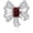 red, variant on Luxury Ribbon Bow Tied Infinity Rings for Women 925 Silver Cubic Zirconia Pave CZ Promise Rings for Her Wedding Bands Forever Love Knot  Cut Simulates Gemstone Open Adjustable Ring(red)