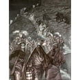 thumbnail image 2 of Tissot, James Jacques 26x32 White Modern Wood Framed Museum Art Print Titled - Judas and The Multitudes With Swords, 2 of 4