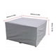 thumbnail image 5 of Cubierta de muebles para exterior, interior, mesa, sofá, silla, protector, impermeable, a prueba de rayos UV, a prueba de viento, cubierta antipolvo, 160x160x80cm sidaley HA001768-14, 5 of 6