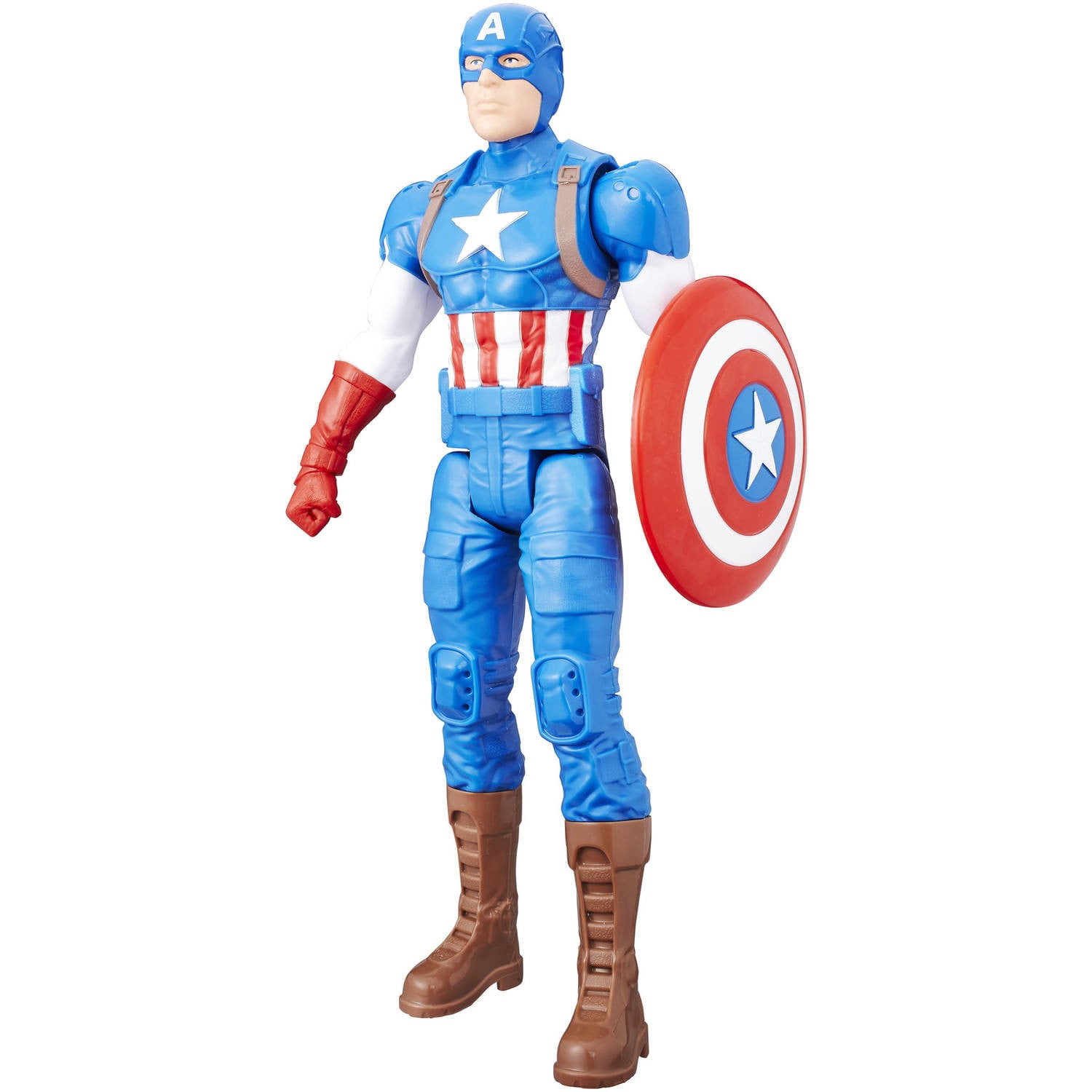 Includes Wings for Kids Ages 4 and Up 12-Inch Toy Avengers Marvel Studios Titan Hero Series Captain America Action Figure 