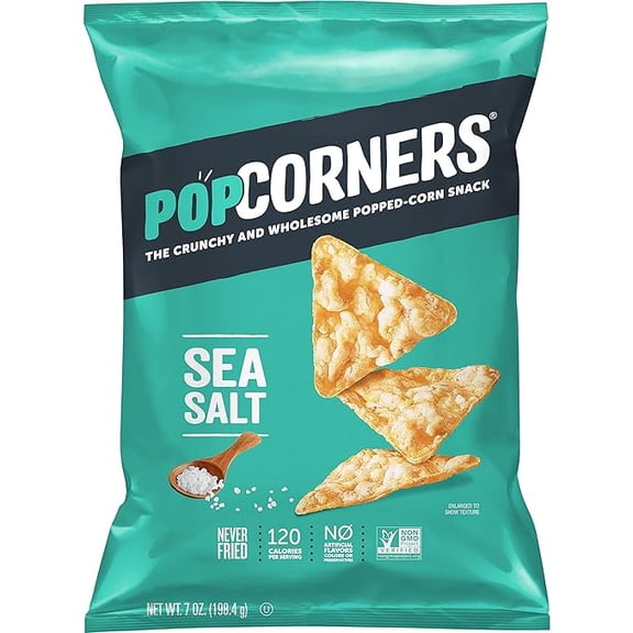 (1 pack) Popcorners Sea Salt, 7 Oz