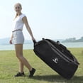 thumbnail image 4 of Bolsa de viaje REDCAMP plegable con ruedas 140L negra 92x40x38 cm, 4 of 8