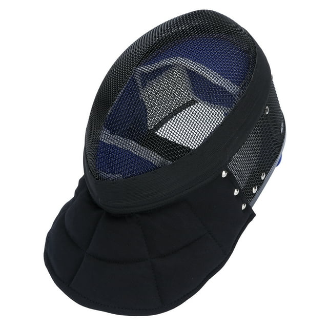 Fencing Helmet, Metal Mesh Stab Resisting Breathable Face Cover Protective Gear with Removable Lining for Foil Epee Training