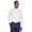 WHITE, variant on Harriton Men's Easy Blend Long-Sleeve Twill Shirt with Stain-Release - M500
