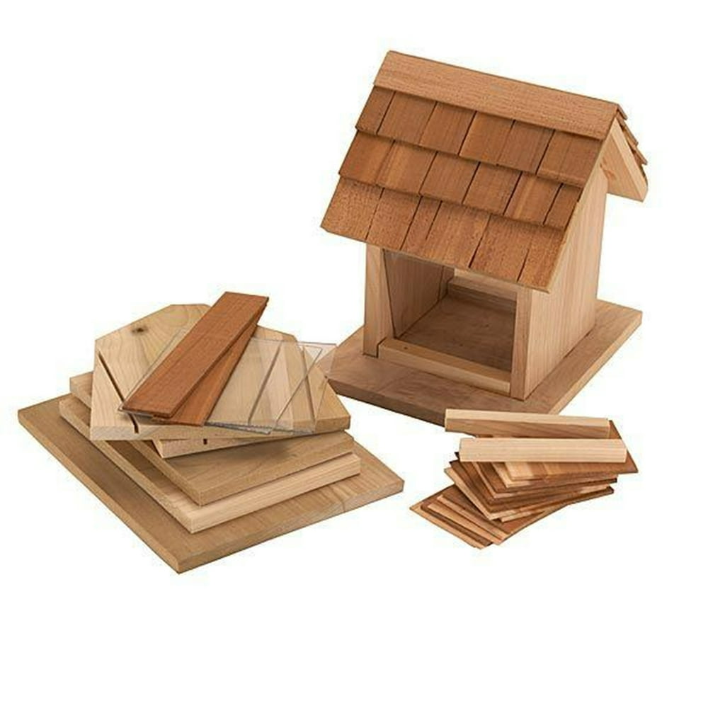 Sawdust Brothers Bird Feeder Kit, Finished 10” x 10” x 8”