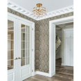 thumbnail image 2 of Elegant Lighting 1107F12BR 12 Po Savane Encastrée en Laiton, 2 of 4