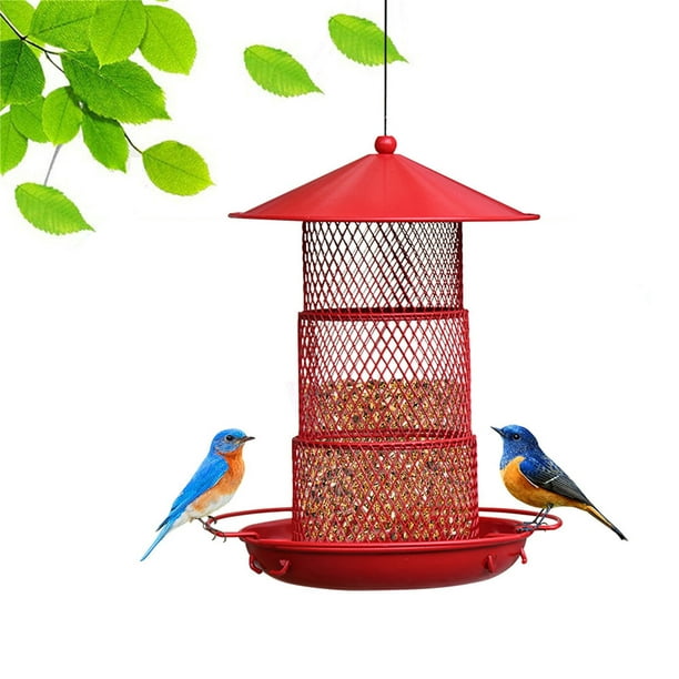 Mangeoire à oiseaux pour oiseaux sauvages, rétractable, capacité
