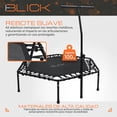 thumbnail image 4 of Trampolin Fitness Ejercicio Brincolin Con Barra Agarradera Jumping Aeróbicos 94x101 Cm Color NegroBlick, 4 of 5