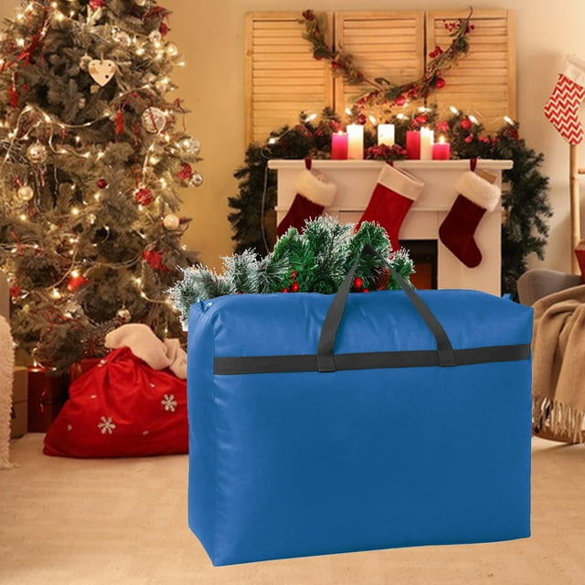 bbymog Holiday Large Storage Bags, Moving Bags, Christmas Tree Storage Bags, Wreath Storage Bags, Cloth Clothes Storage Bags