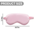 thumbnail image 2 of TELOLY 2 Pcs Sleep Mask Simulated Silk Eye Mask for Sleep AdjustableSilk Hot Compress,Ice Compress,Ice Silk Eye Mask Purple and Pink, 2 of 6