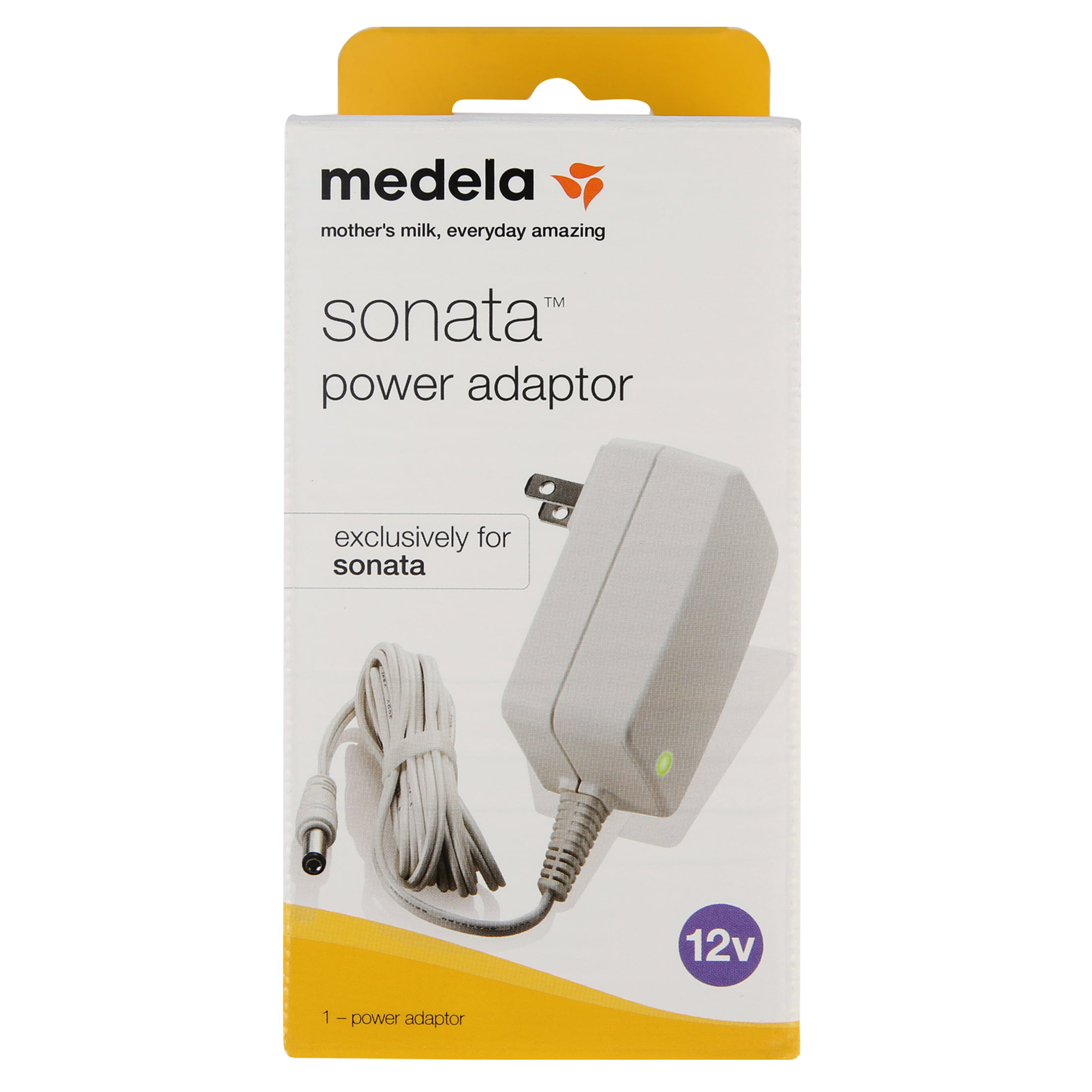 MEDELA Sonata POWER Cord ADAPTER 12V Pump Spare Charger #68050 SEALED New 