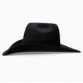 thumbnail image 2 of RESISTOL 3X Pay Window Grey 4 1/4in Brim Wool Hat (Black, 7 3/8), 2 of 6