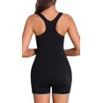 thumbnail image 2 of Beautyin Womens One Piece Swimsuits Boyleg Athletic Swimwear Conservative Training Bathing Suits, 2 of 9