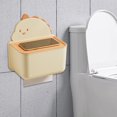 thumbnail image 4 of Caja de Pañuelos de Baño Compacta, para Montaje En Pared, Sin Agujeros, para Cajón de Inodoro, Cocina, Sala de Estar., 4 of 6