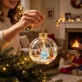 thumbnail image 6 of Light-Up Christmas Balls, Glowing Christmas Story Ornament, Light-Up Mini Holiday Scene with Warm LED Light, 6 of 7