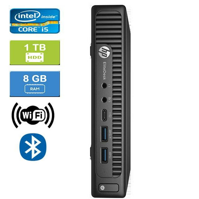 Remis à Neuf : HP 800 G2 MINI Intel Core i5-6500T 2,50 GHz, 8 Go, 1 To HDD, Win 10 Pro