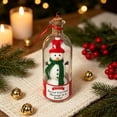 thumbnail image 4 of Message in A Bottle, Recordable Snowman in A Bottle, Christmas Tree Ornaments, Voice Recording Keepsake with Playback, Glass Bottle for Holiday Decorations and Home Decor, 4 of 7