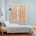 thumbnail image 5 of Curtains 84 Inches Long 2 Panels, Orange Ombre Grommets Window Treatment Curtain, Farmhouse Stripes Modern Abstract Art Thermal Curtains Drapes for Living Room/Bathroom, 5 of 9