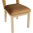 thumbnail image 5 of Meridian Furniture Conrad Saddle Velvet Dining Chair, 5 of 10
