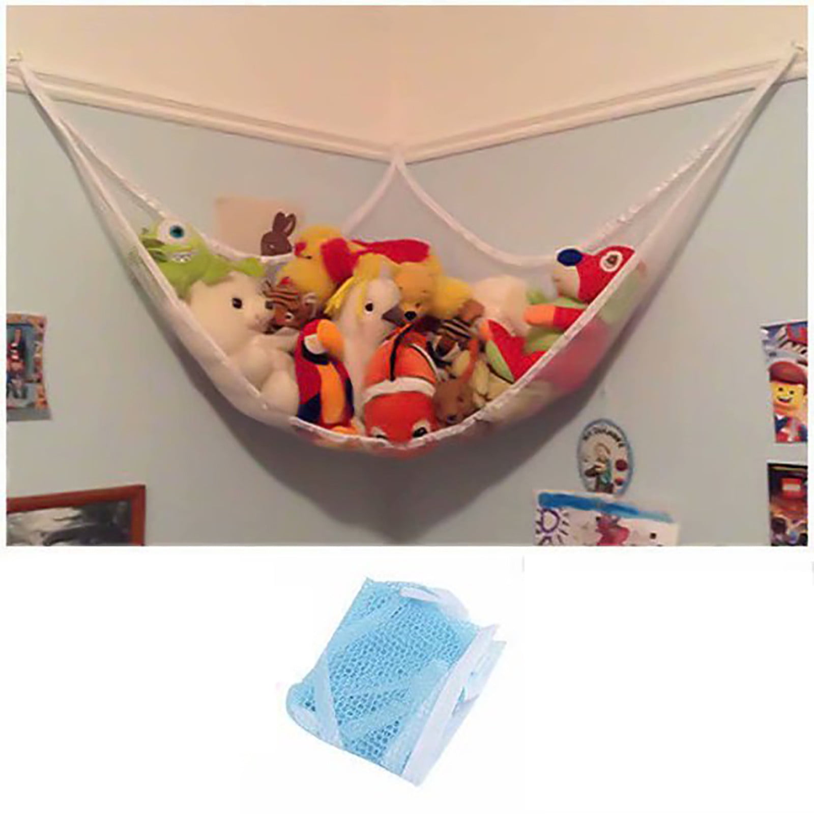 Wall net top for stuffed animals